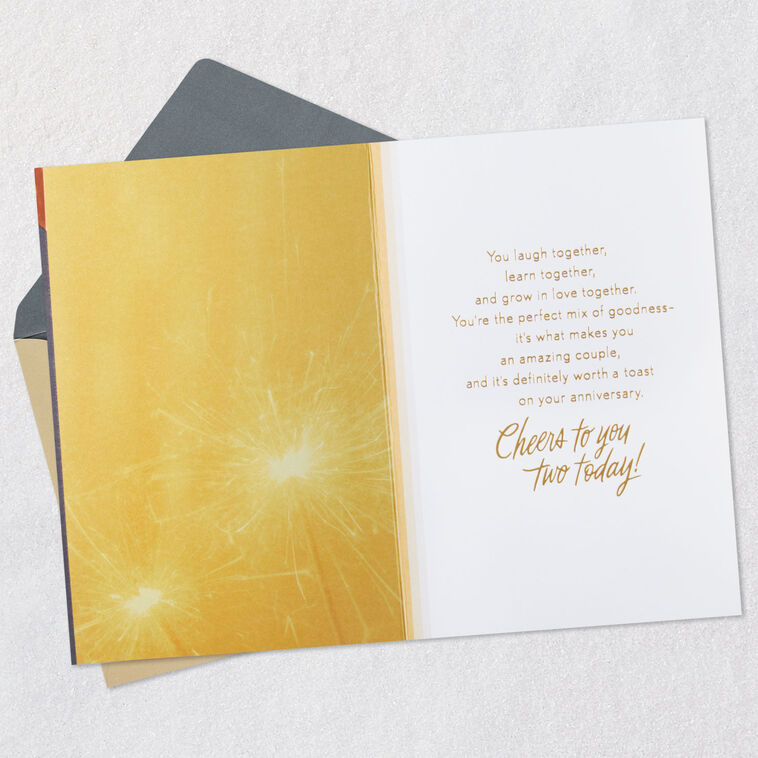 Hallmark Cheers To You Two Anniversary Card For Couple