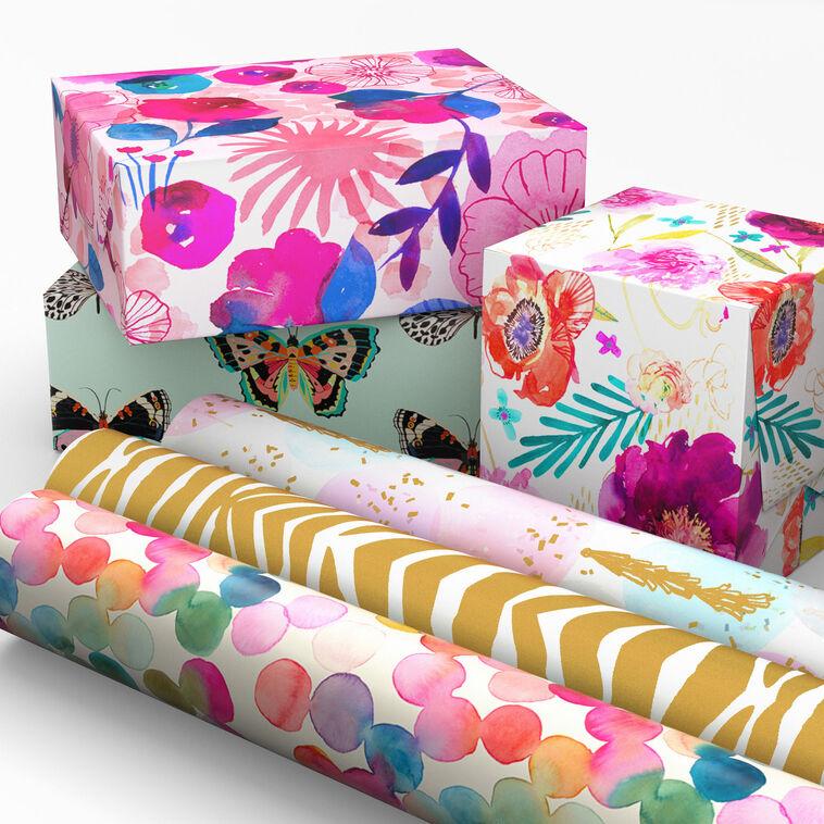 Hallmark Chic Celebration Wrapping Paper Assortment 180 Sq. Ft