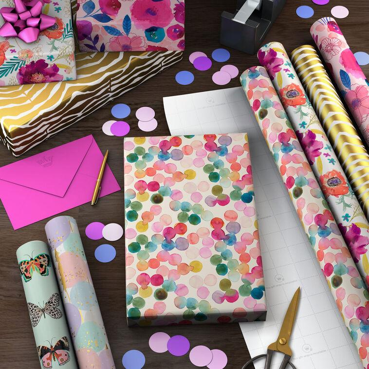 Hallmark Chic Celebration Wrapping Paper Assortment 180 Sq. Ft