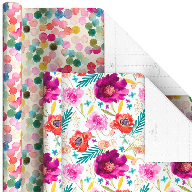 Hallmark Chic Celebration Wrapping Paper Assortment 180 Sq. Ft