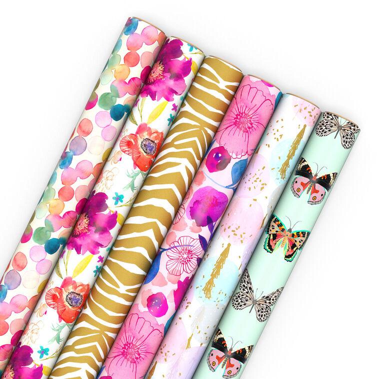 hallmark Chic Celebration Wrapping Paper Assortment 180 sq. ft