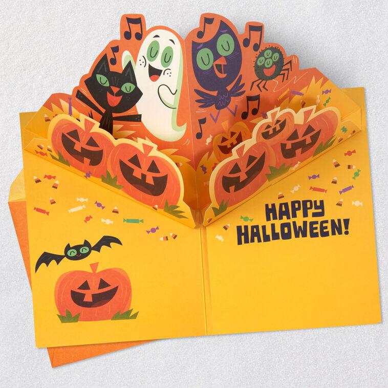 Hallmark Chilling And Thrilling Musical Pop-Up Halloween Card