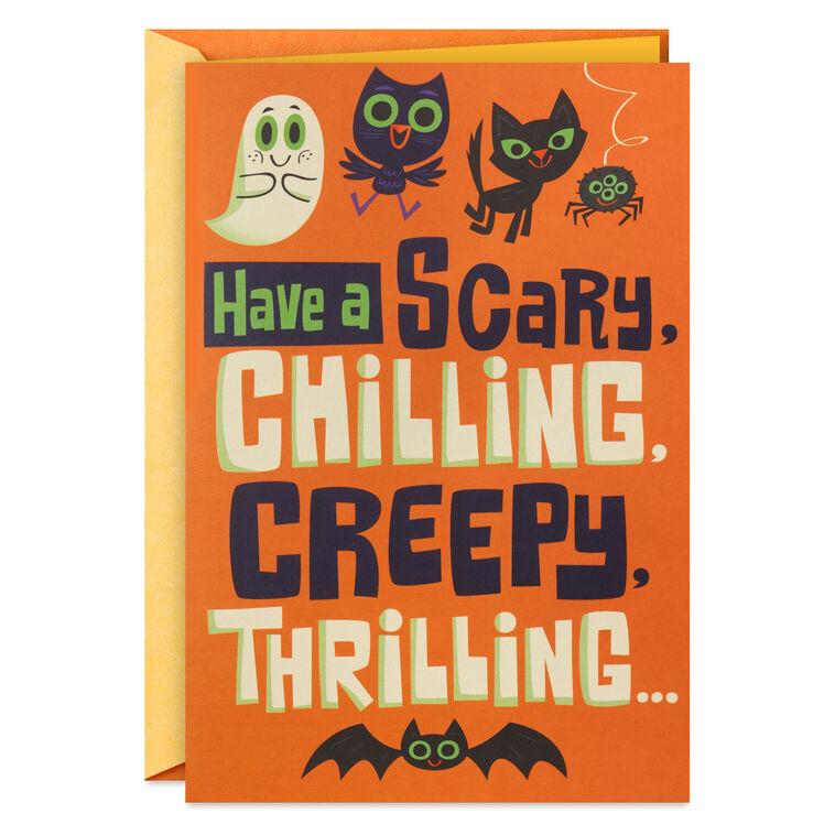 hallmark Chilling and Thrilling Musical Pop-Up Halloween Card