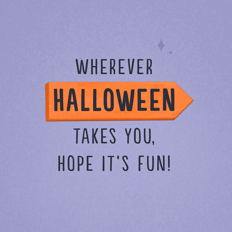 Hallmark Chills Thrills Magic Memories Halloween Card