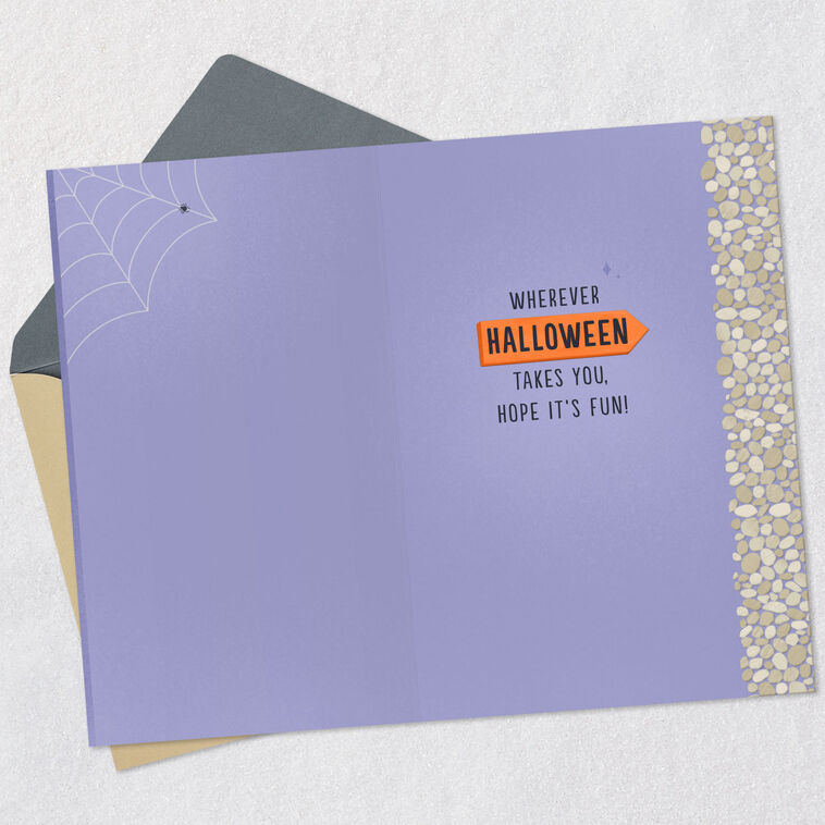 Hallmark Chills Thrills Magic Memories Halloween Card
