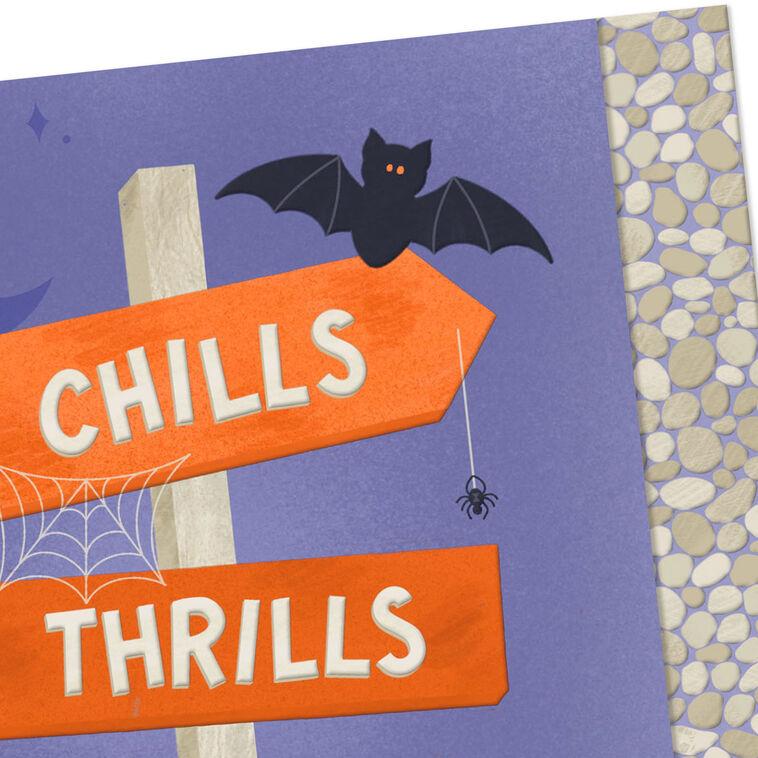 Hallmark Chills Thrills Magic Memories Halloween Card
