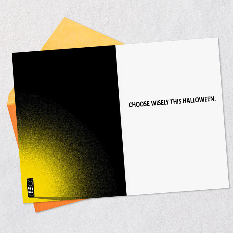 Hallmark Choose Your Scary Wisely Funny Halloween Card