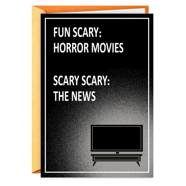 hallmark Choose Your Scary Wisely Funny Halloween Card