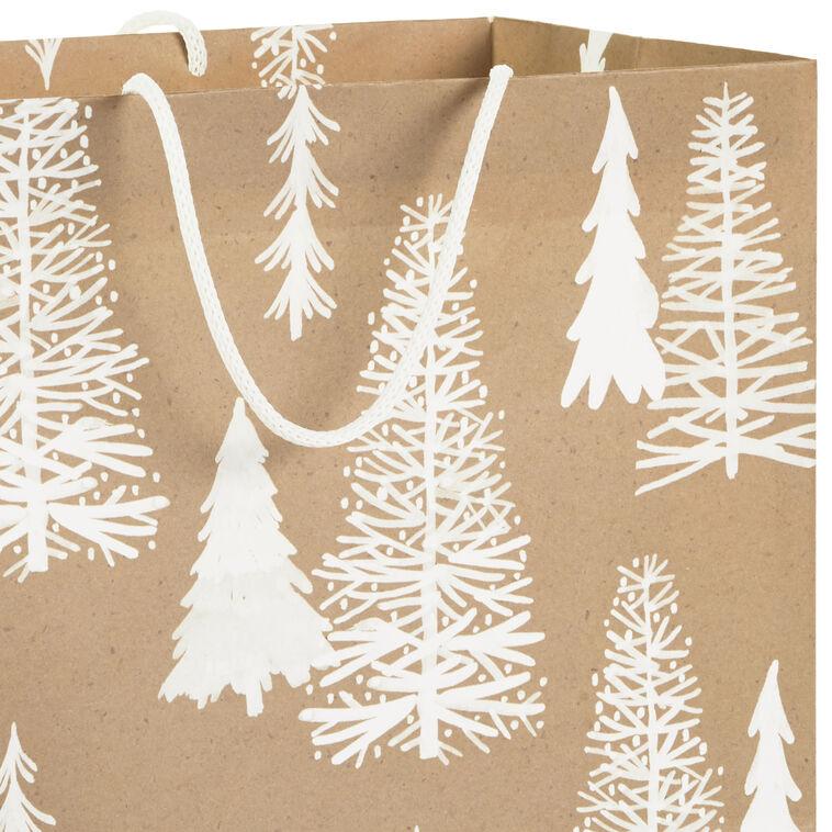 Hallmark Christmas Kraft 8-Pack Holiday Gift Bags Assorted Sizes And Designs