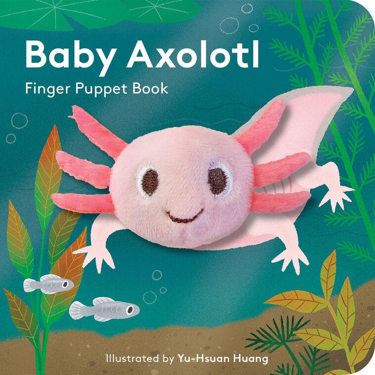 hallmark Chronicle Baby Axolotl Finger Puppet Board Book