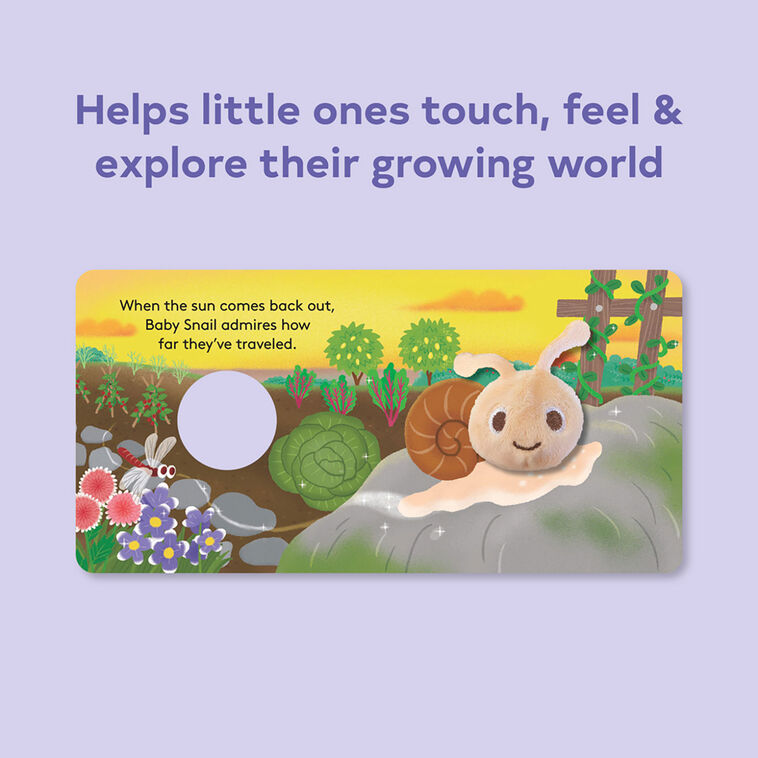 Hallmark Chronicle Baby Snail Finger Puppet Board Book