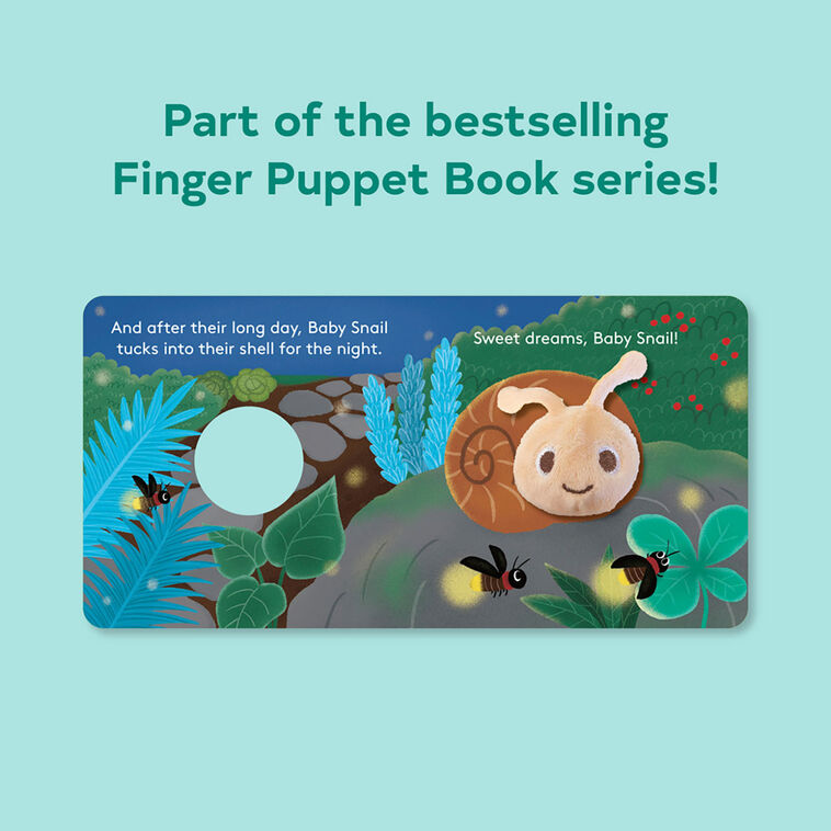 Hallmark Chronicle Baby Snail Finger Puppet Board Book