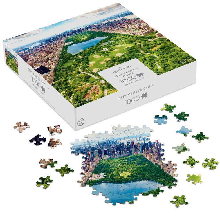 Hallmark City Center Oasis NYC Central Park 1000-Piece Jigsaw Puzzle