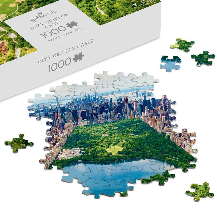 Hallmark City Center Oasis NYC Central Park 1000-Piece Jigsaw Puzzle