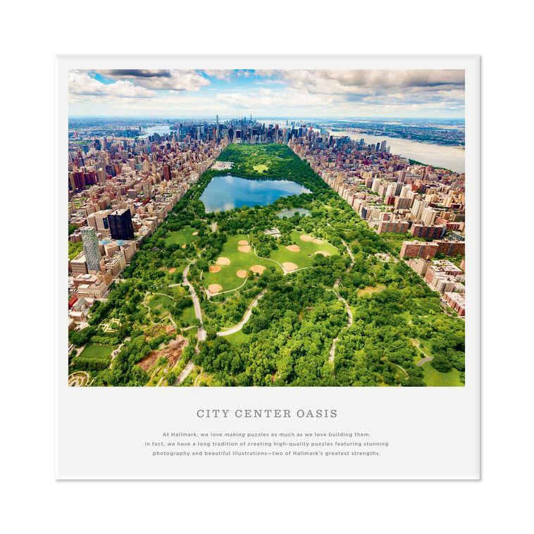 Hallmark City Center Oasis NYC Central Park 1000-Piece Jigsaw Puzzle