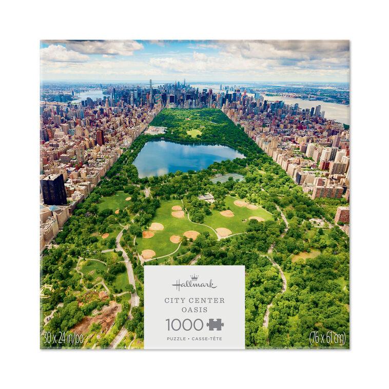 hallmark City Center Oasis NYC Central Park 1000-Piece Jigsaw Puzzle