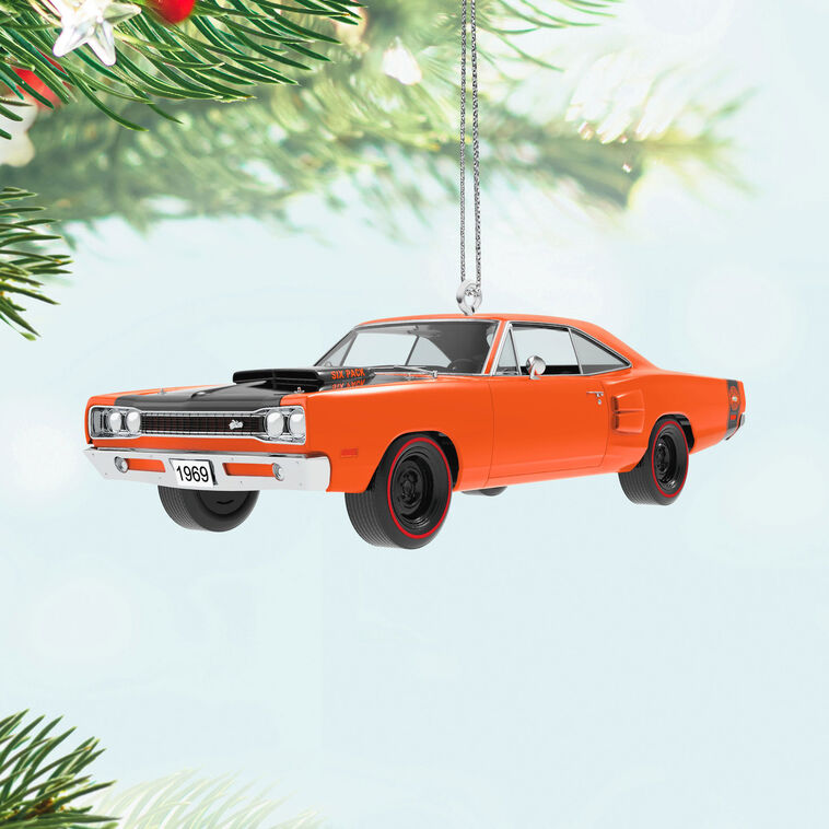 Hallmark Classic American Cars 1969 Dodge Super Bee Six Pack 2025 Metal Ornament