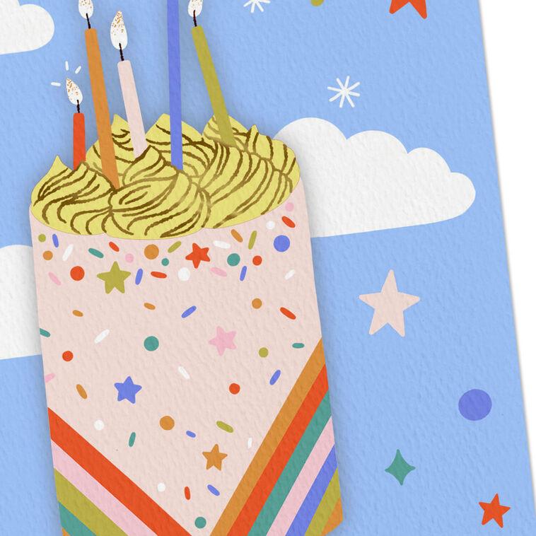 Hallmark Classic Cake And Candle Vibes Birthday Card