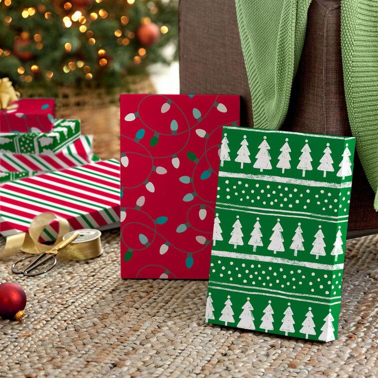 Hallmark Colorful Christmas 12-Pack Assorted Medium Gift Box Bundle