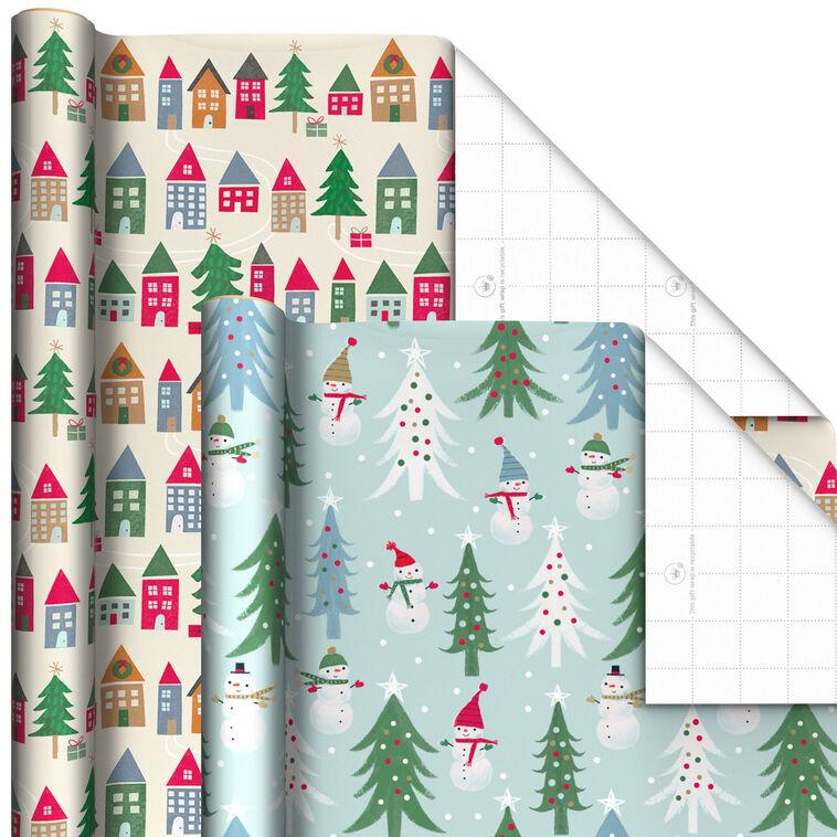 Hallmark Colorful Christmas 6-Pack Wrapping Paper 180 Sq. Ft