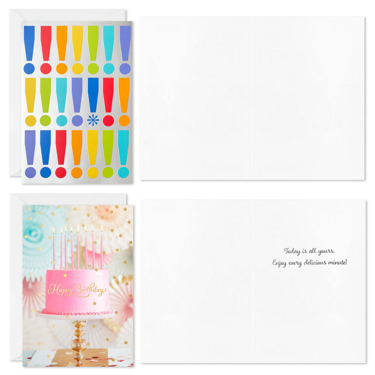 Hallmark Colorful Classic Boxed All-Occasion Cards Assortment Pack Of 12