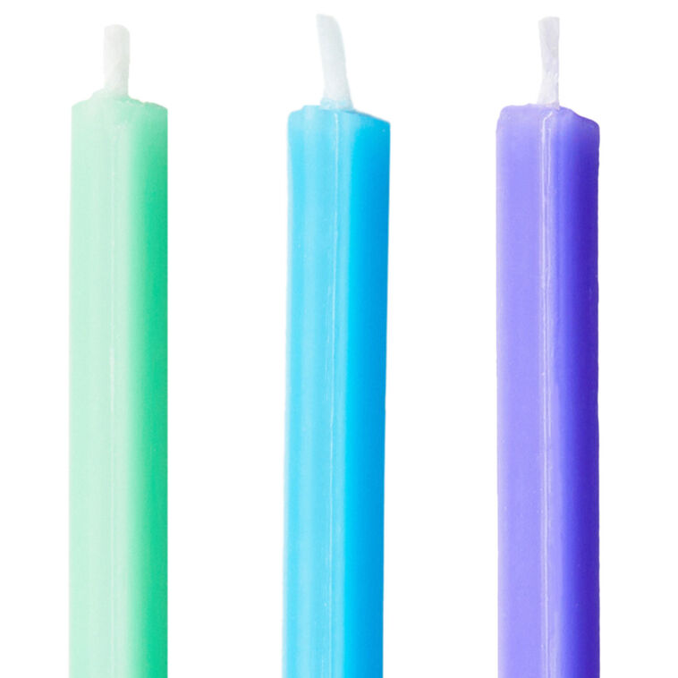 Hallmark Colorful Triangular Party Candles Pack Of 6