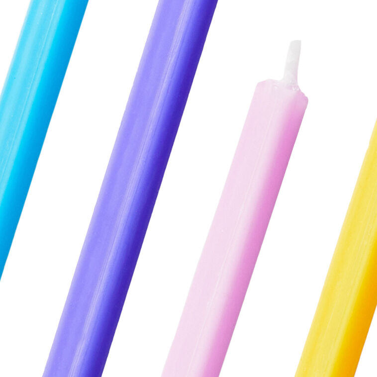 Hallmark Colorful Triangular Party Candles Pack Of 6