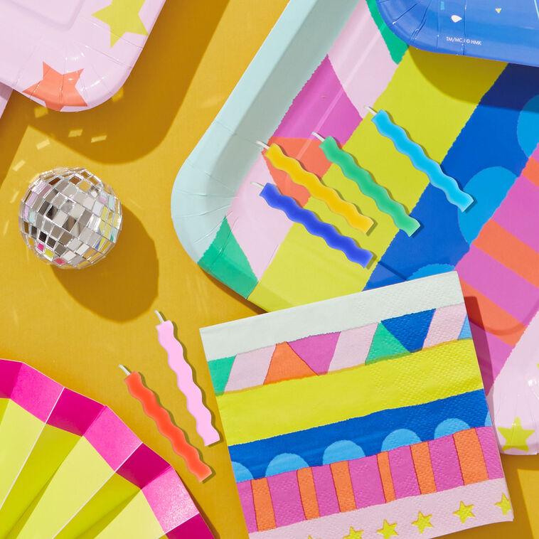 Hallmark Colorful Zig Zag Birthday Candles Pack Of 6