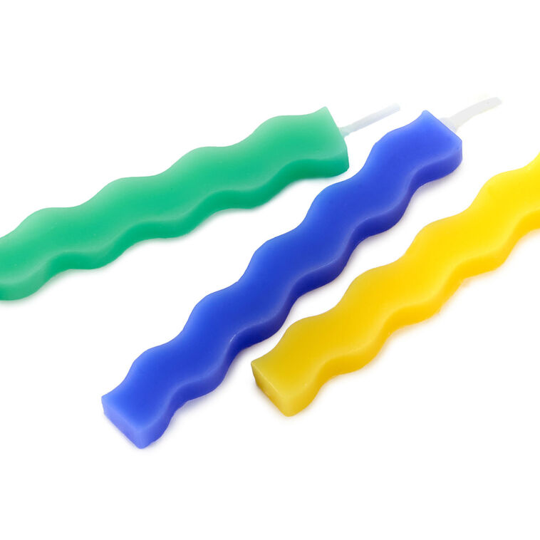 Hallmark Colorful Zig Zag Birthday Candles Pack Of 6