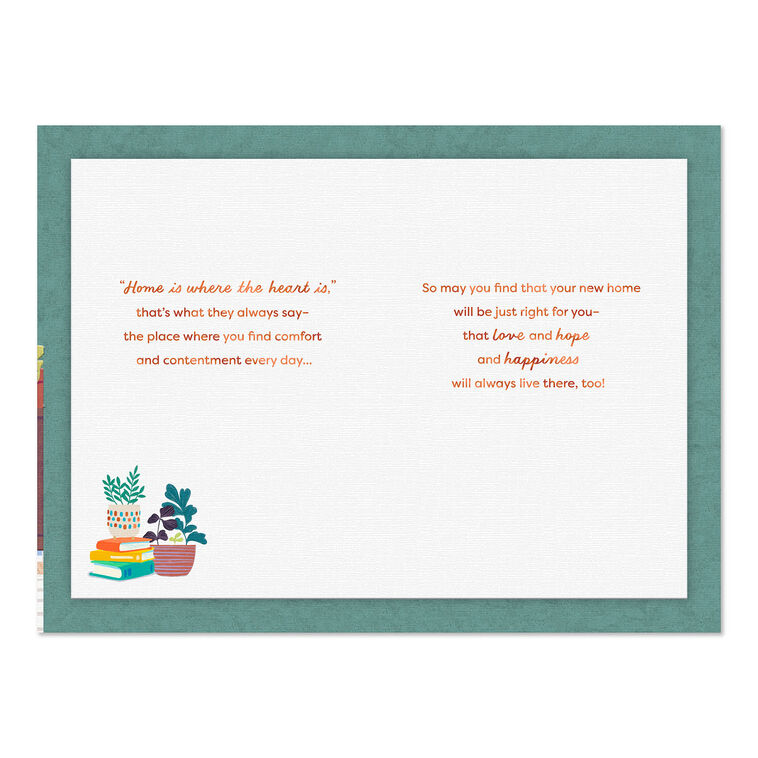 Hallmark Comfort And Contentment New Home Congratulations Card