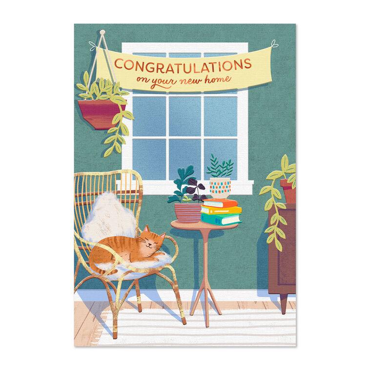 hallmark Comfort and Contentment New Home Congratulations Card