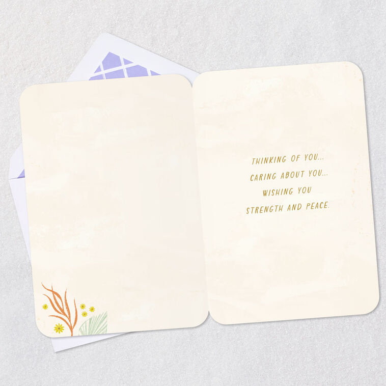 Hallmark Comfort Support And Caring Prayers Encouragement Card