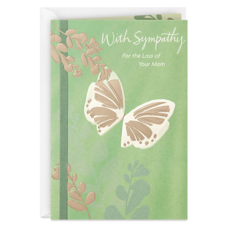 hallmark Comforted by Memories Religious Sympathy Card for Loss of Mom