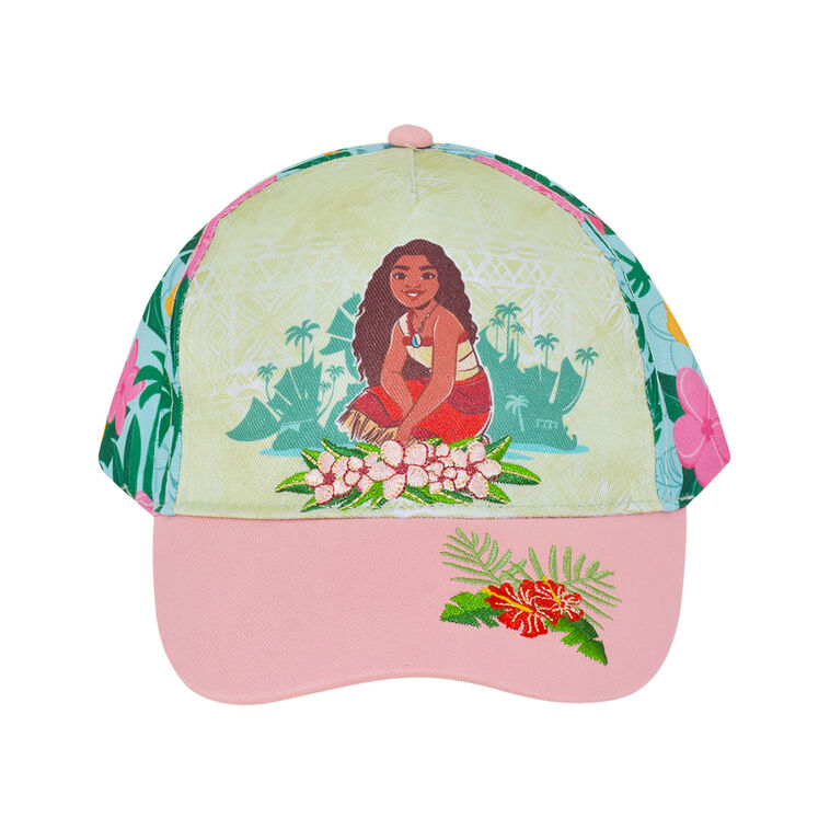 hallmark Concept One Disney Moana 2 Floral Kids' Baseball Cap