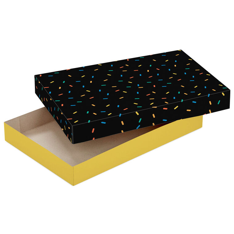 Hallmark Confetti And Stripes 3-Pack Small Gift Boxes