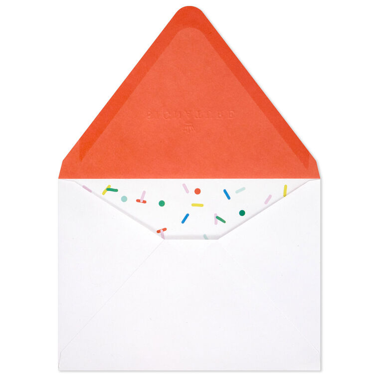 Hallmark Confetti On White Designed Envelopes Pack Of 10