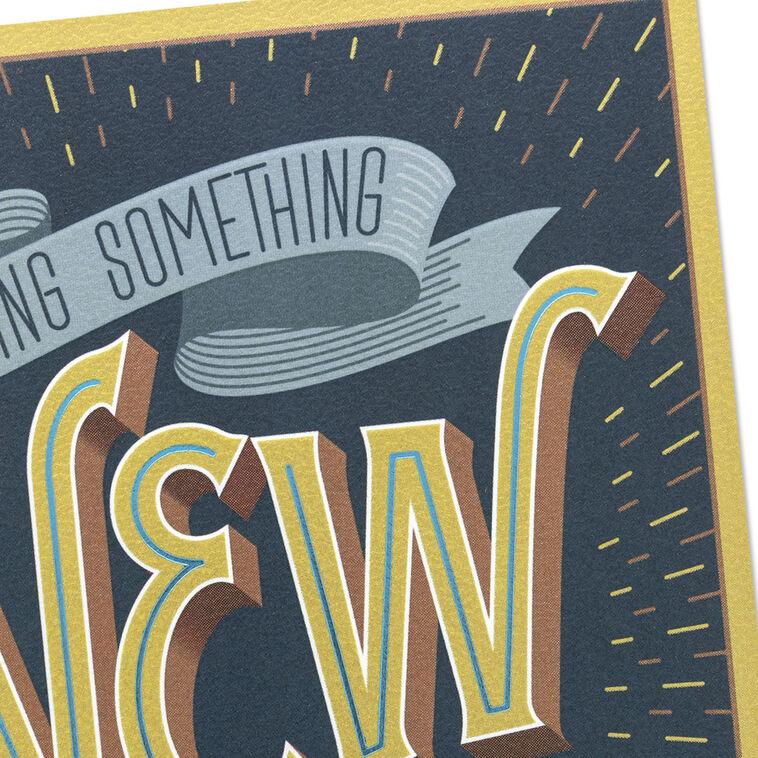Hallmark Congrats On Your New Venture Congratulations Card