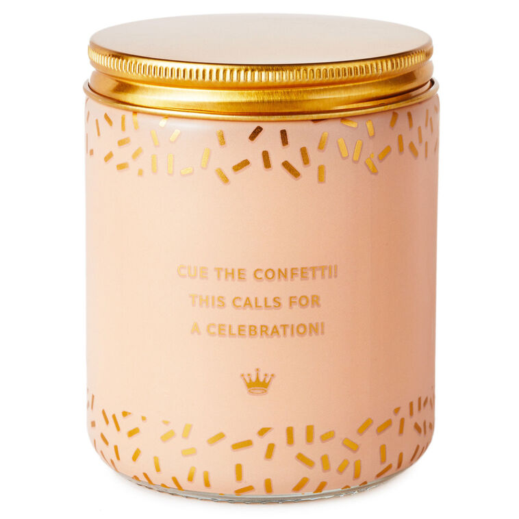 Hallmark Congrats Scented Single-Wick Jar Candle 7 Oz