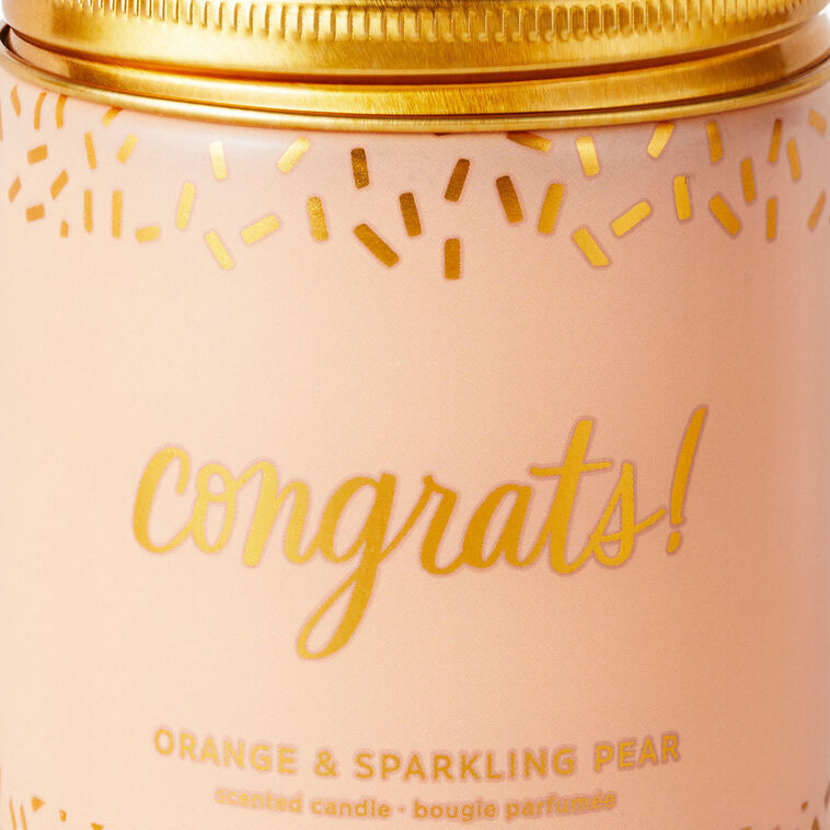 Hallmark Congrats Scented Single-Wick Jar Candle 7 Oz