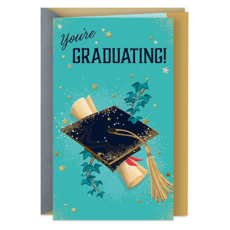 hallmark Congratulations and Good Luck Graduation Card