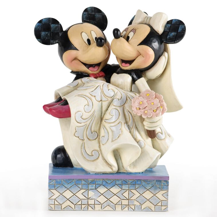 hallmark Congratulations Mickey & Minnie Wedding Figurine