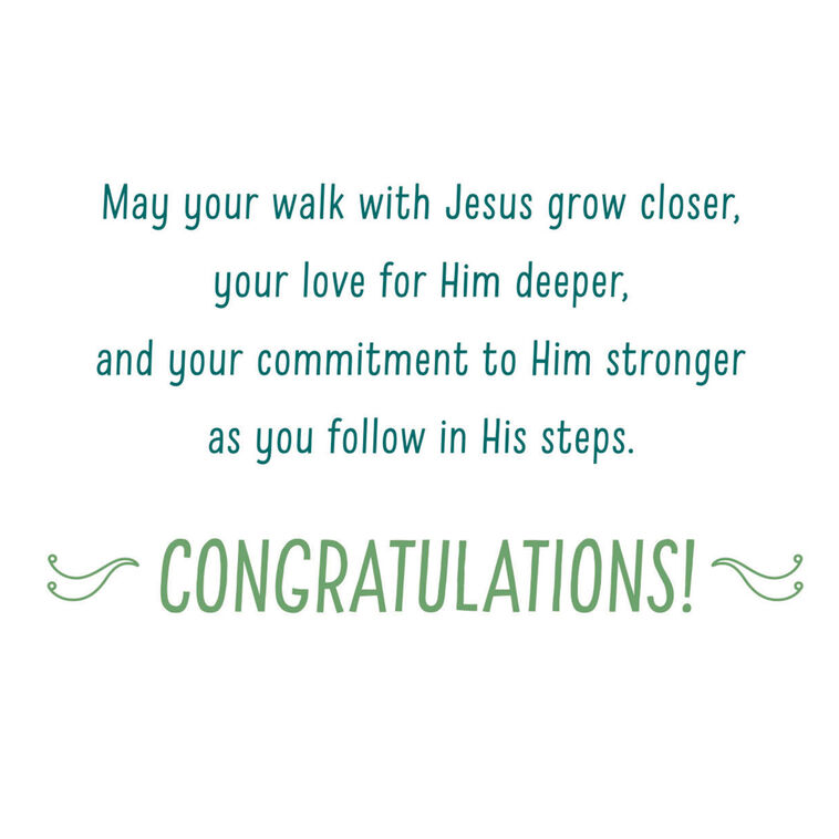 Hallmark Congratulations On This Exciting Step Confirmation Card