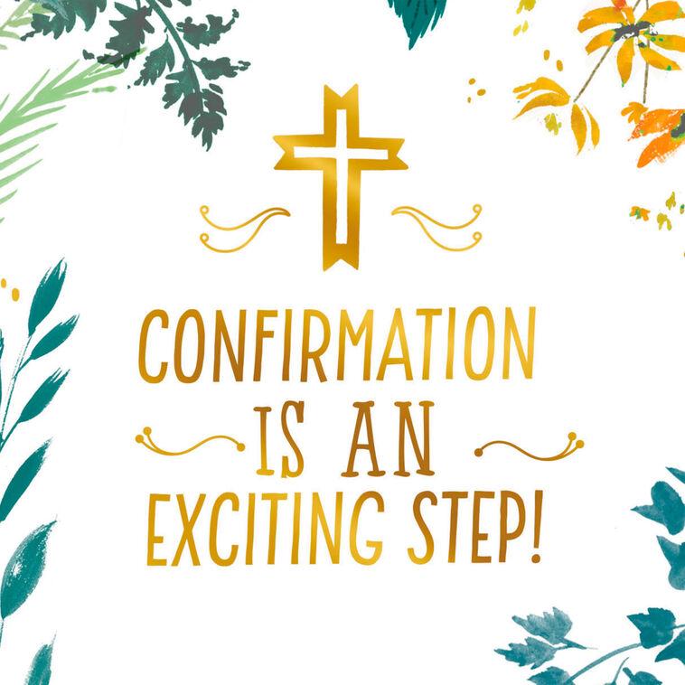 Hallmark Congratulations On This Exciting Step Confirmation Card