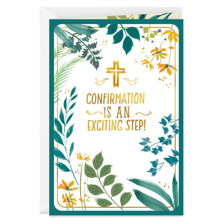 hallmark Congratulations on This Exciting Step Confirmation Card