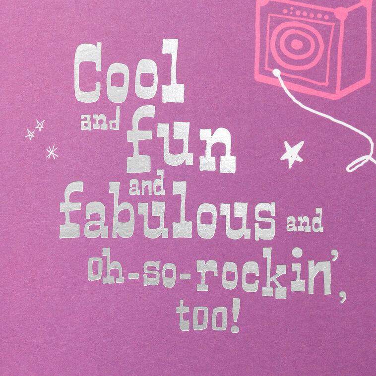 Hallmark Cool And Fun And Fabulous Girl Birthday Card