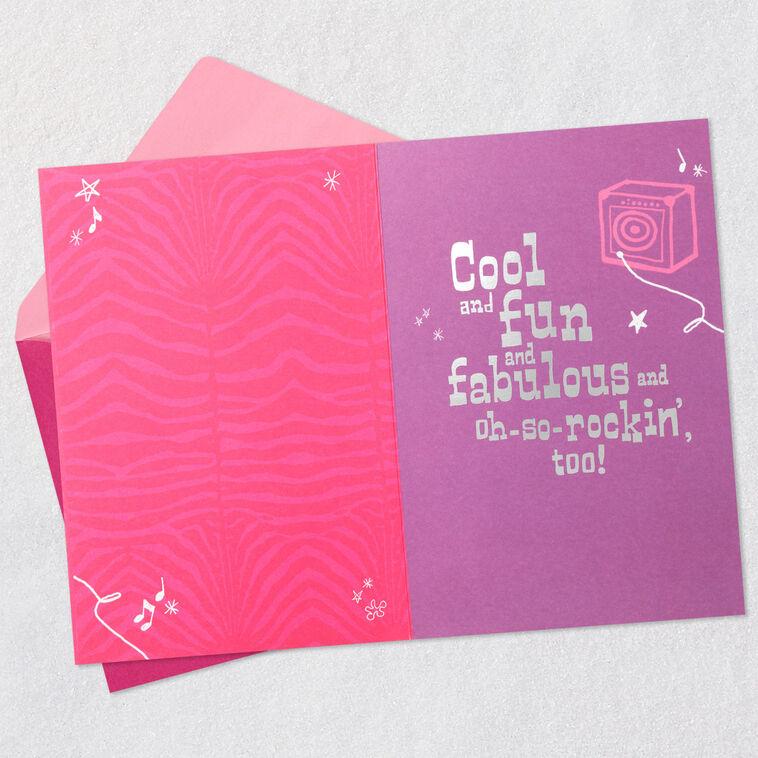 Hallmark Cool And Fun And Fabulous Girl Birthday Card