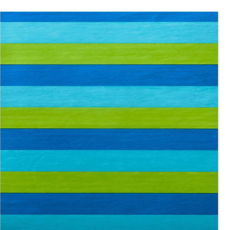 Hallmark Cool Horizontal Stripes Tissue Paper 6 Sheets
