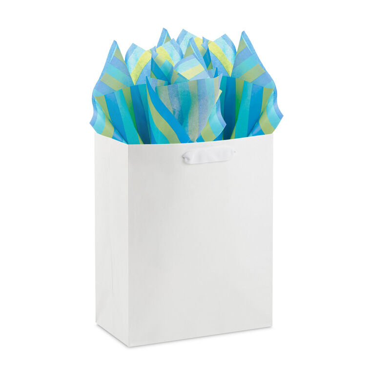 Hallmark Cool Horizontal Stripes Tissue Paper 6 Sheets