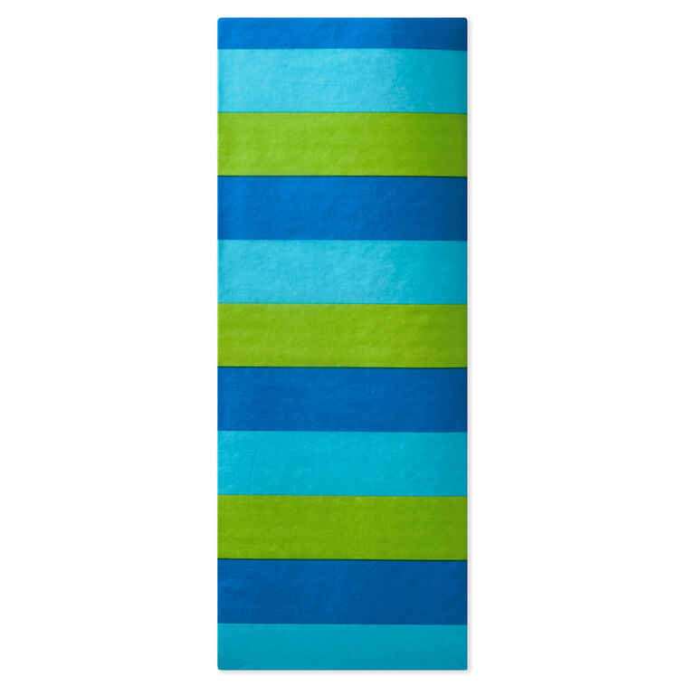 hallmark Cool Horizontal Stripes Tissue Paper 6 sheets