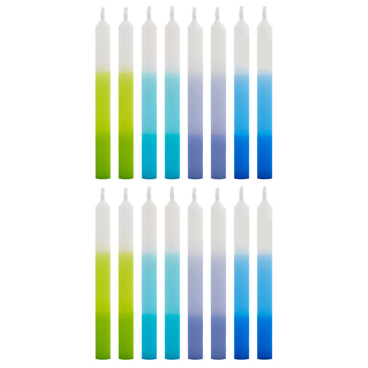 hallmark Cool Ombré Stripe Birthday Candles Set of 16